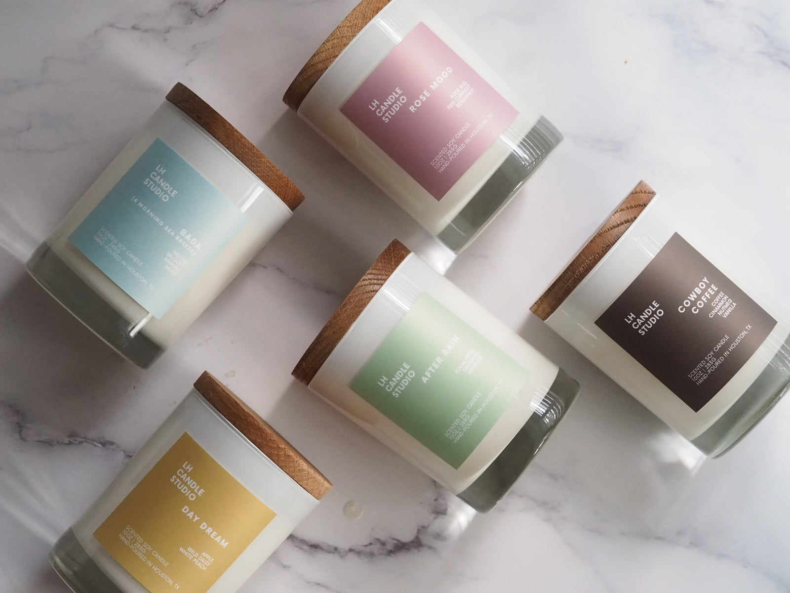 Rose Mood Candle - LH CANDLE STUDIO