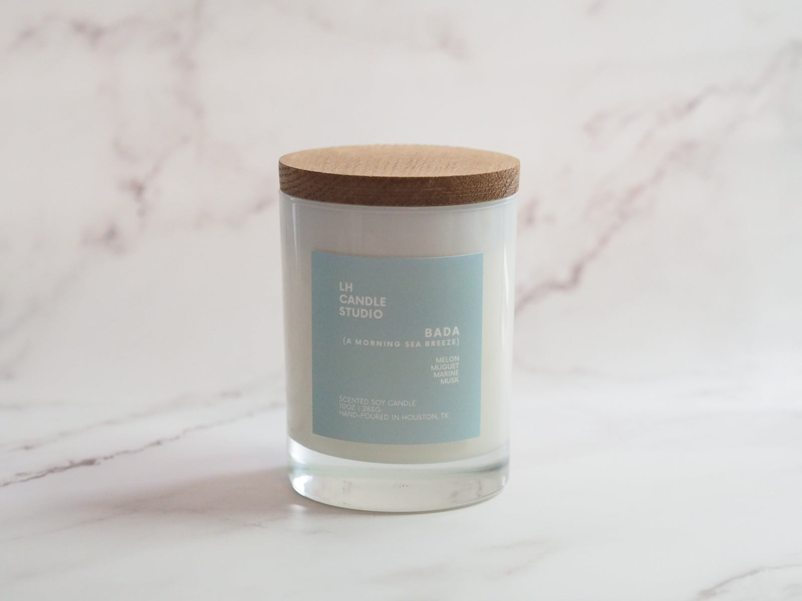 Bada (A morning sea breeze) Candle - LH CANDLE STUDIO