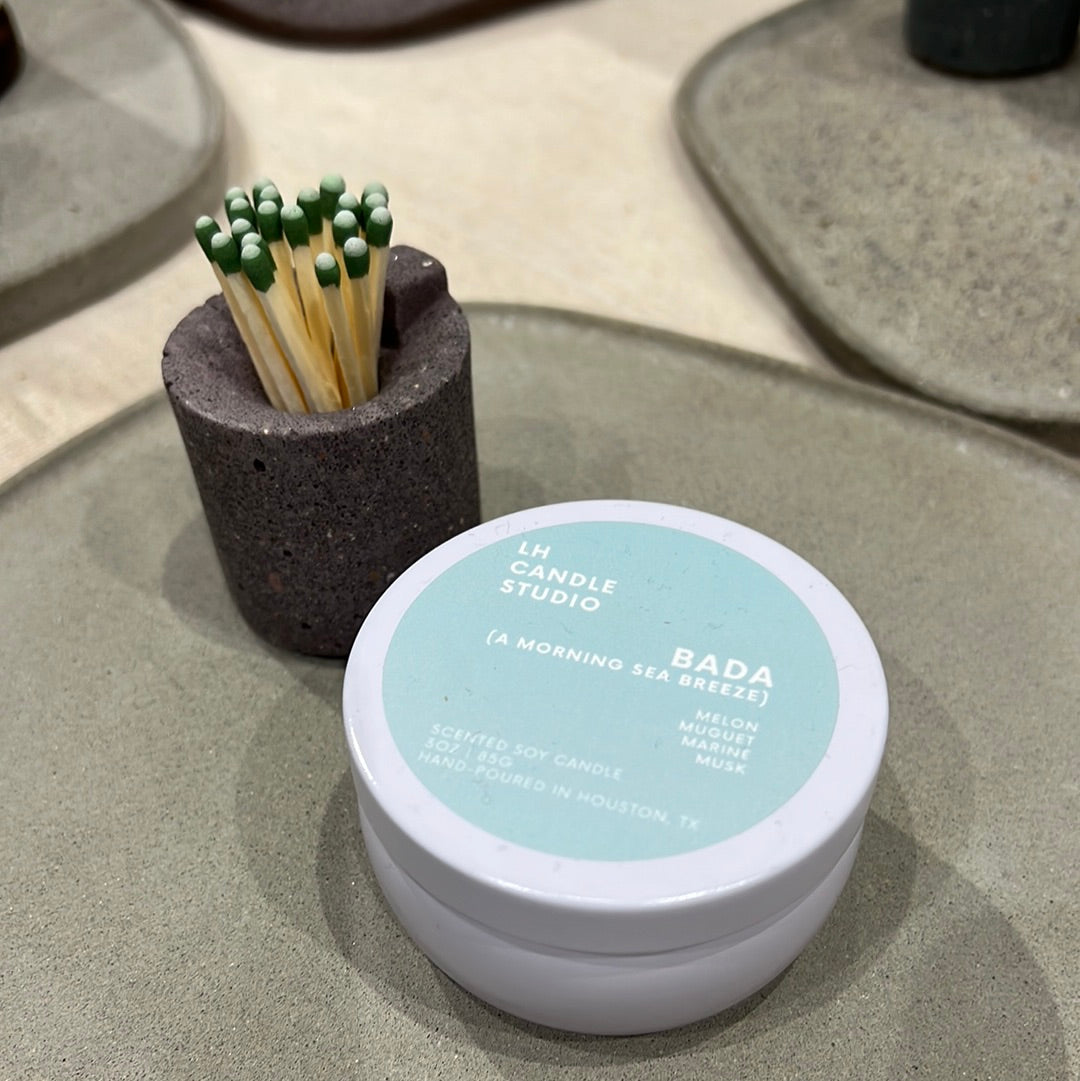 Bada (A morning sea breeze) Travel Tin Candle - LH CANDLE STUDIO