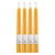 Hand-Dipped Beeswax Taper Candles - Bulk 4-Pair Bundle