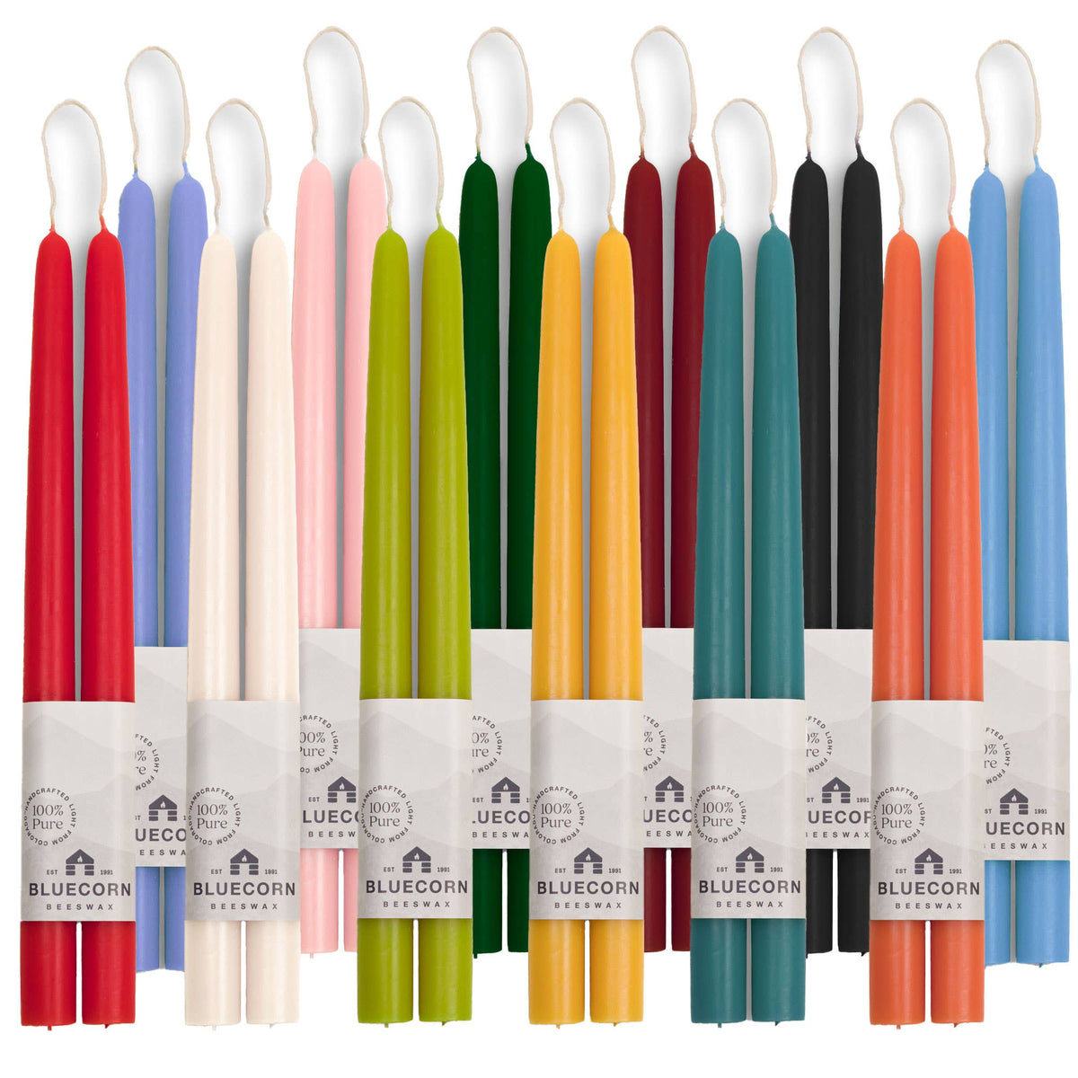 Beeswax Taper Candles – Dripless &amp; Handmade in USA
