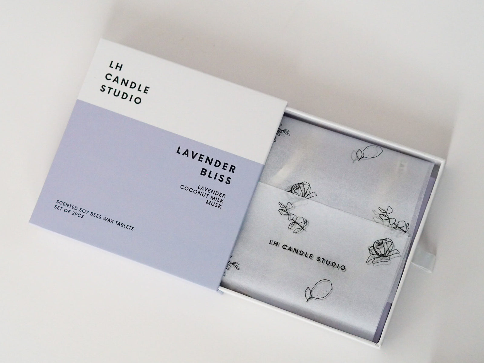 Scented Wax Tablets - Lavender Bliss (set of 2) - LH CANDLE STUDIO