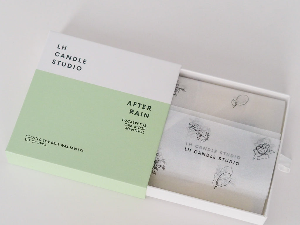 Scented Wax Tablets - After rain (set of 2) - LH CANDLE STUDIO