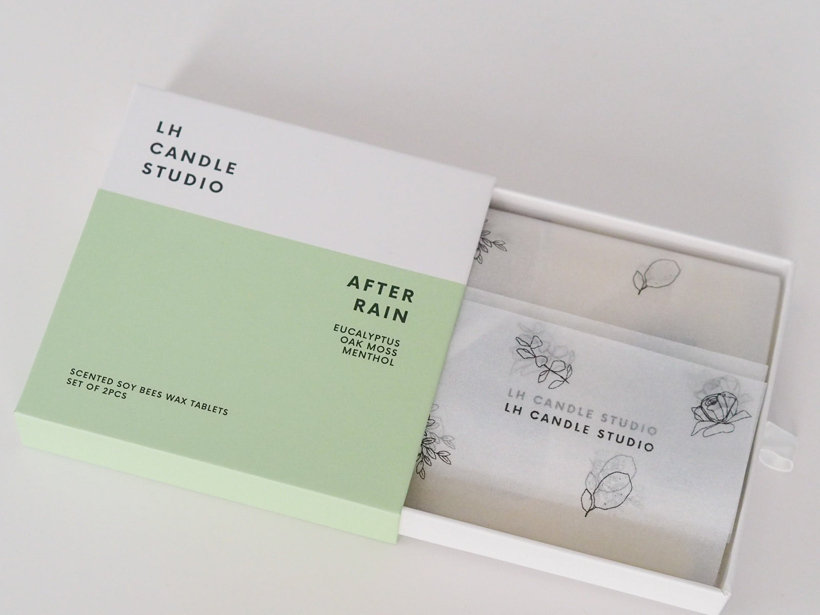 Scented Wax Tablets - After rain (set of 2) - LH CANDLE STUDIO