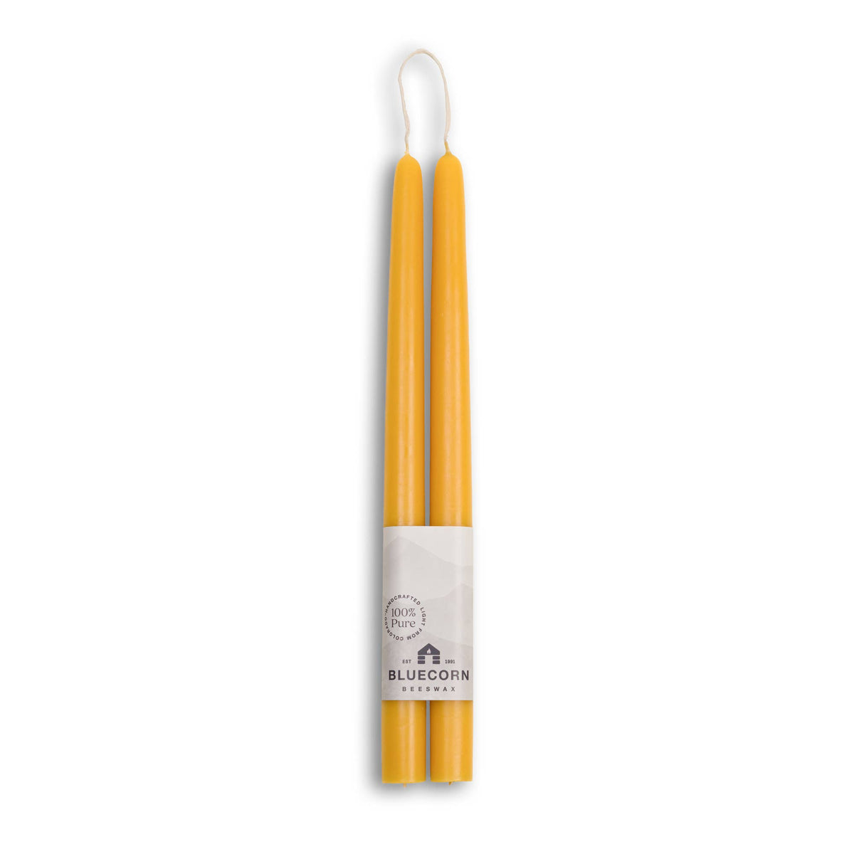 Beeswax Taper Candles – Dripless & Handmade in USA