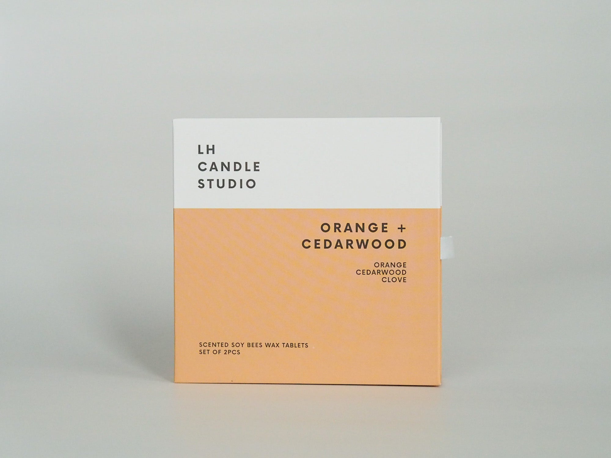 Scented Wax Tablets - Orange cedarwood (set of 2) - LH CANDLE STUDIO