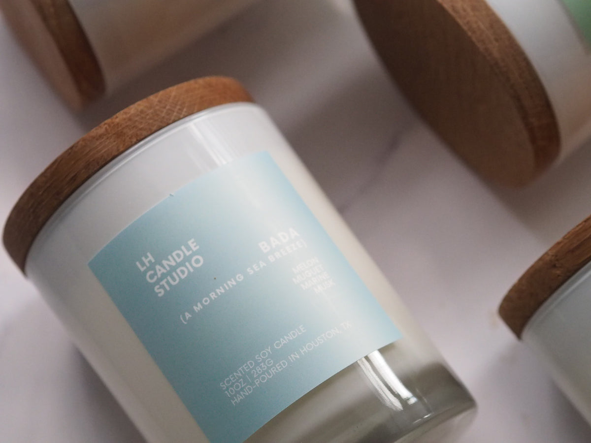 Bada (A morning sea breeze) Candle - LH CANDLE STUDIO