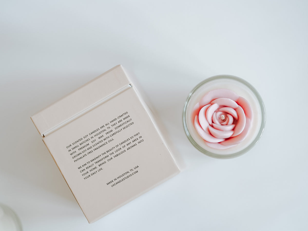 Rose Mood Candle - LH CANDLE STUDIO