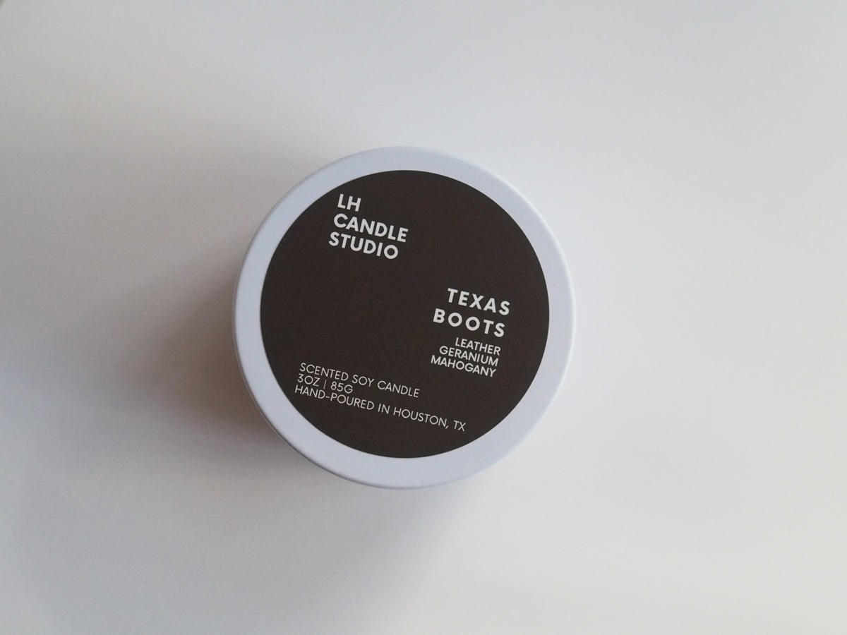 Texas Boots Candle - LH CANDLE STUDIO