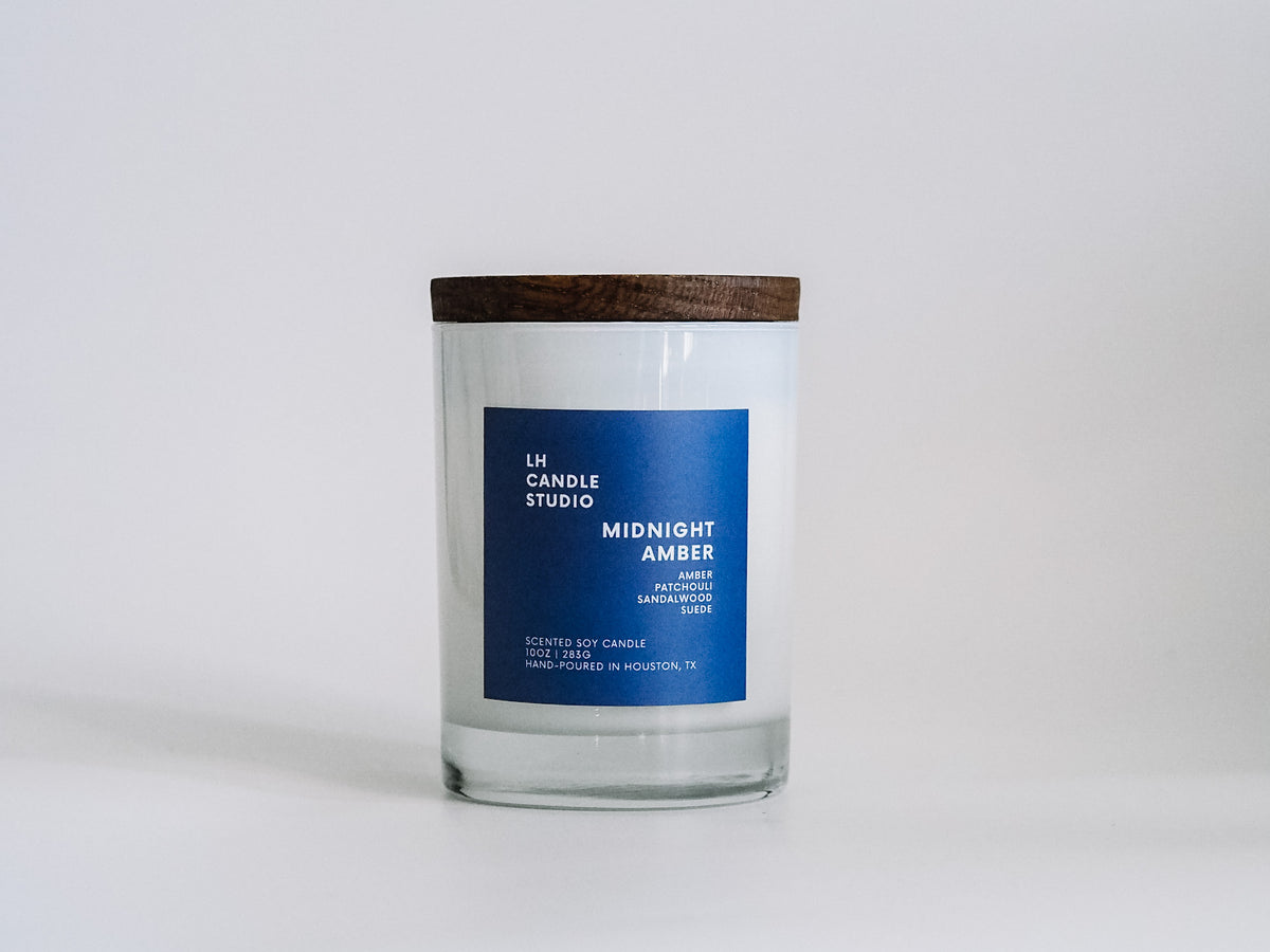 Midnight Amber Candle - LH CANDLE STUDIO