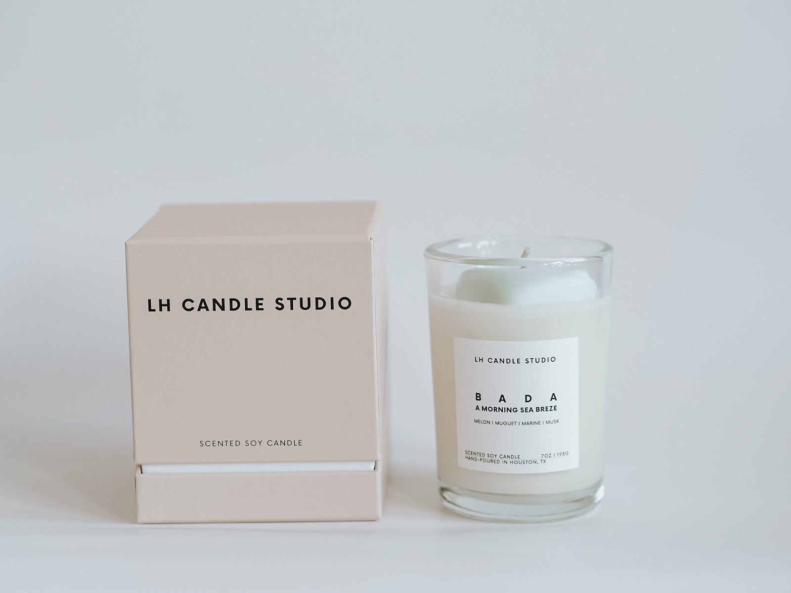 Bada (A morning sea breeze) Candle - LH CANDLE STUDIO