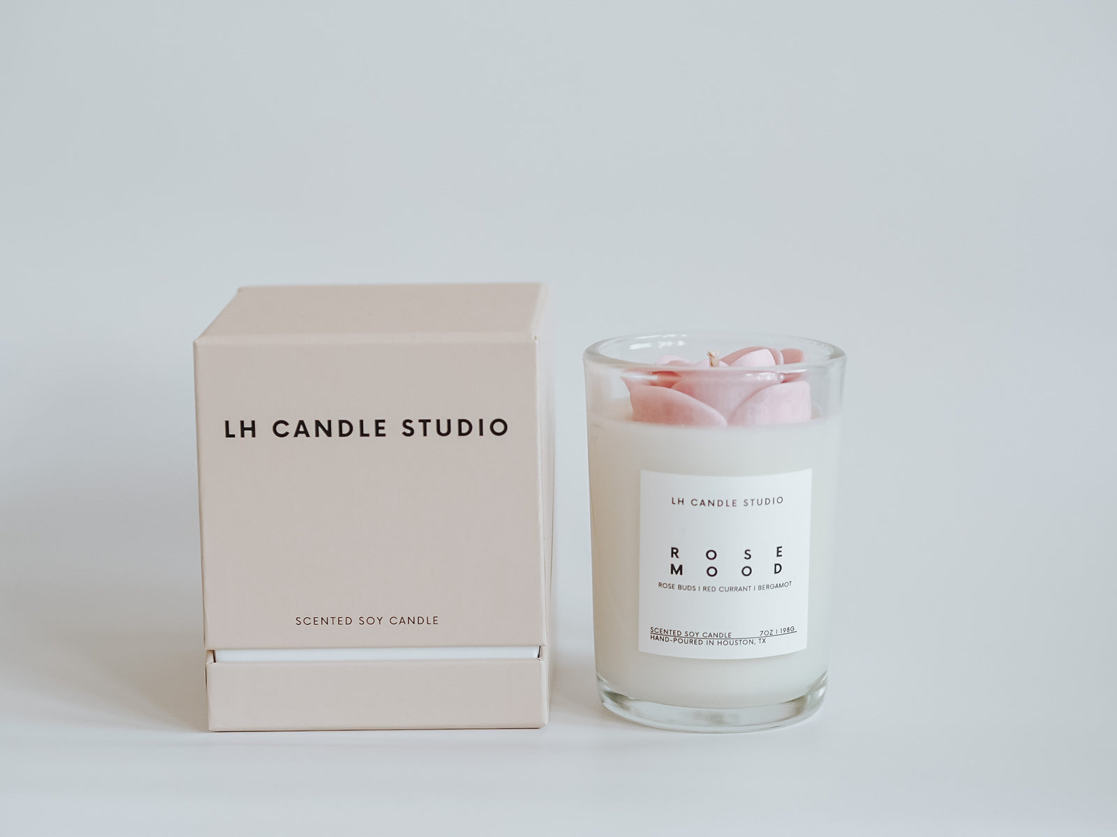 Rose Mood Candle - LH CANDLE STUDIO