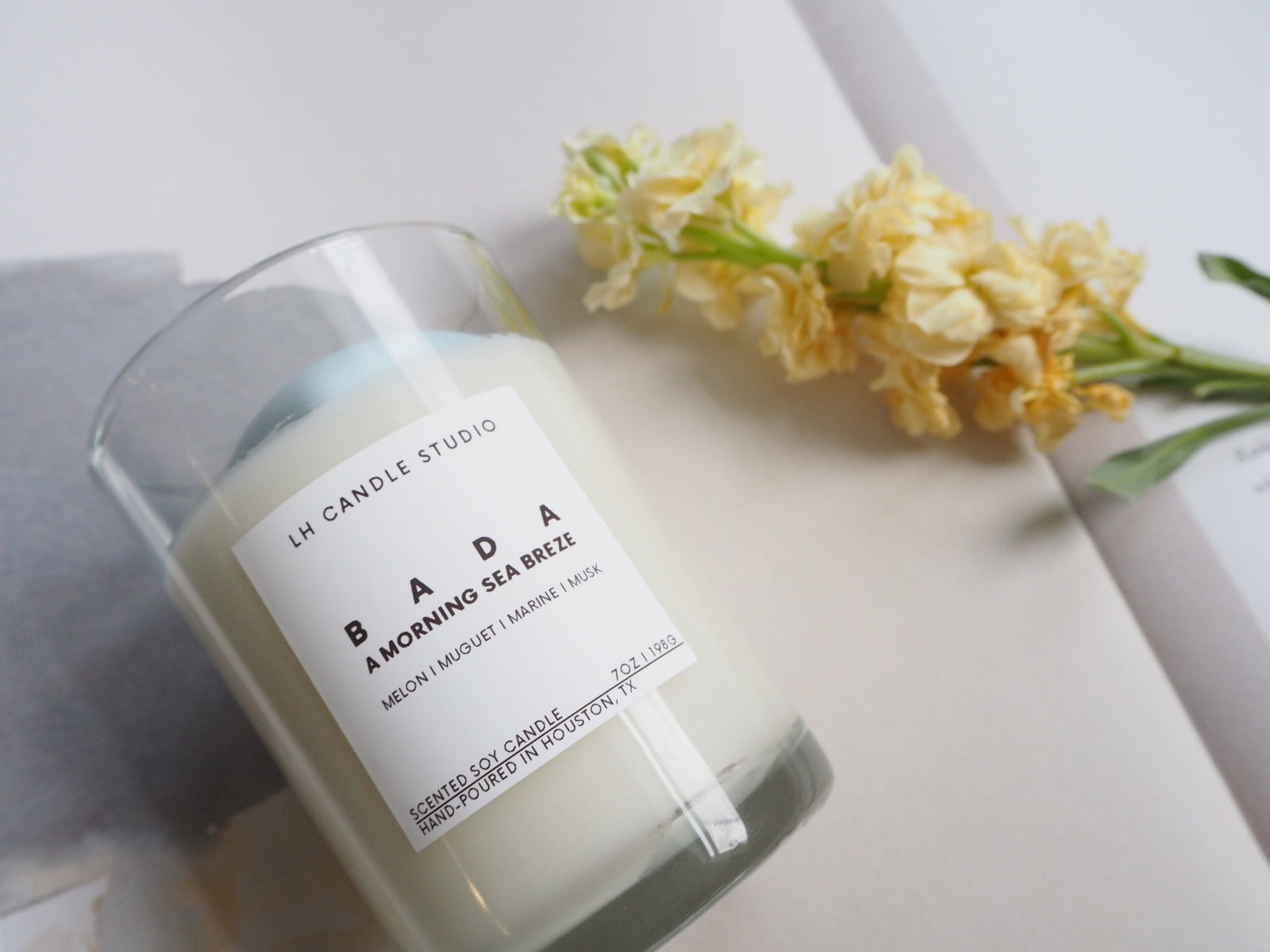Bada (A morning sea breeze) Candle - LH CANDLE STUDIO