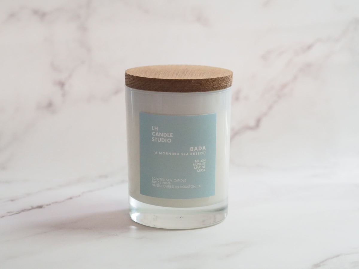 Bada (A morning sea breeze) Candle - LH CANDLE STUDIO