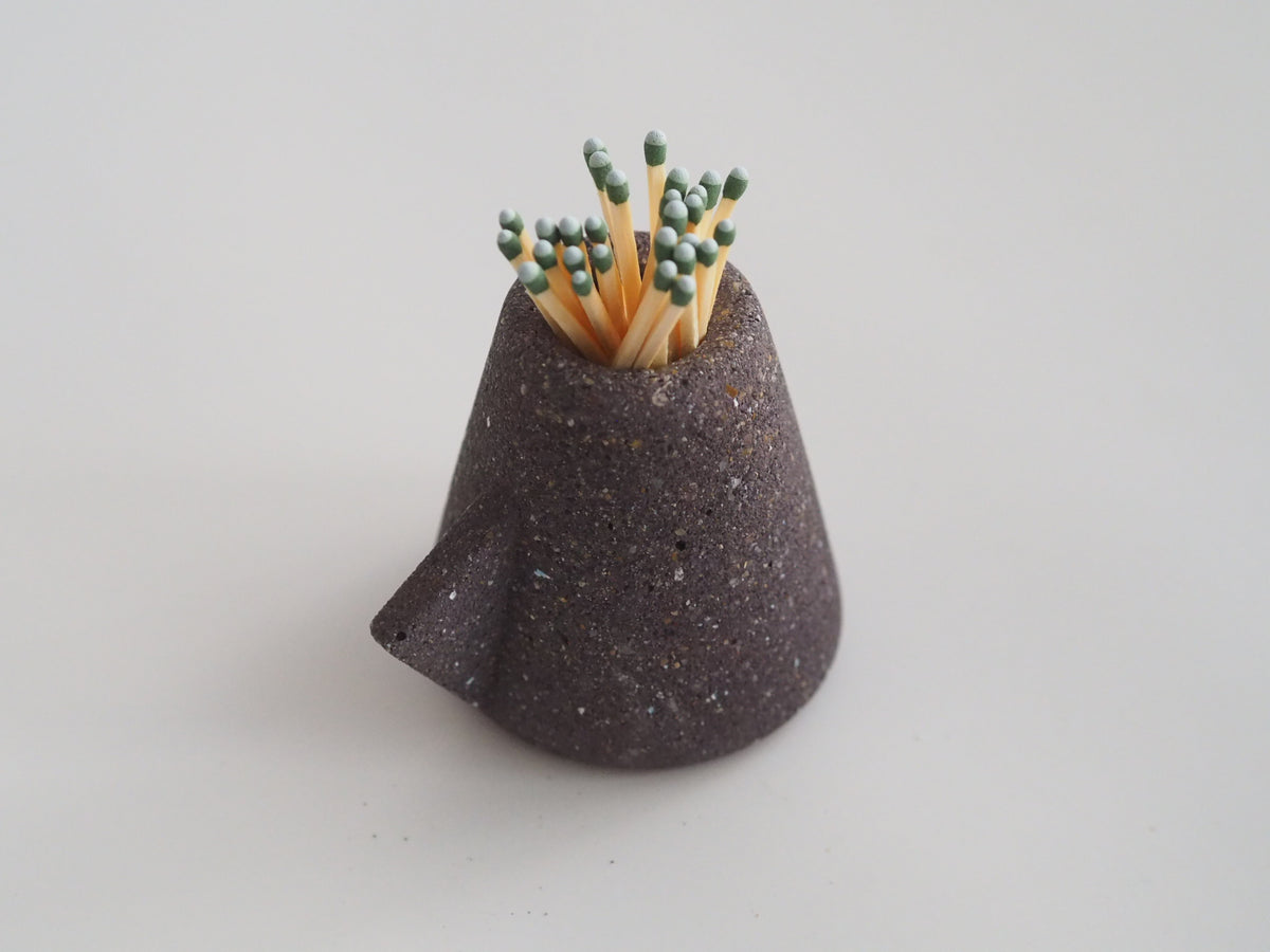 Concrete match holder/striker - LH CANDLE STUDIO