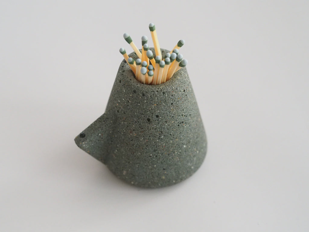 Concrete match holder/striker - LH CANDLE STUDIO