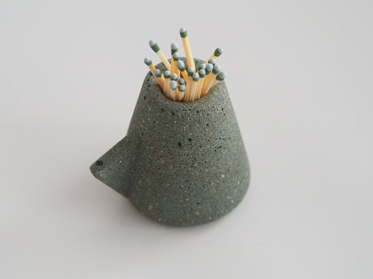 Concrete match holder/striker - LH CANDLE STUDIO
