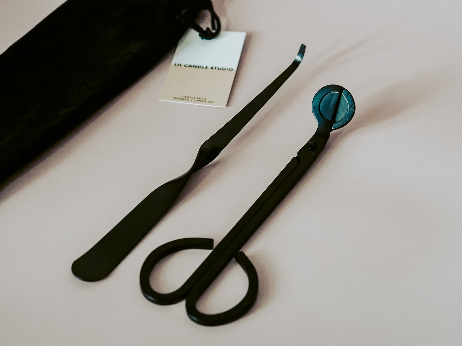 Wick dipper + trimmer set - LH CANDLE STUDIO