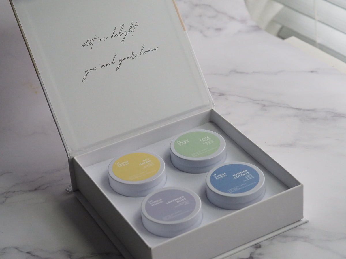 Travel tin candle discovery set - LH CANDLE STUDIO