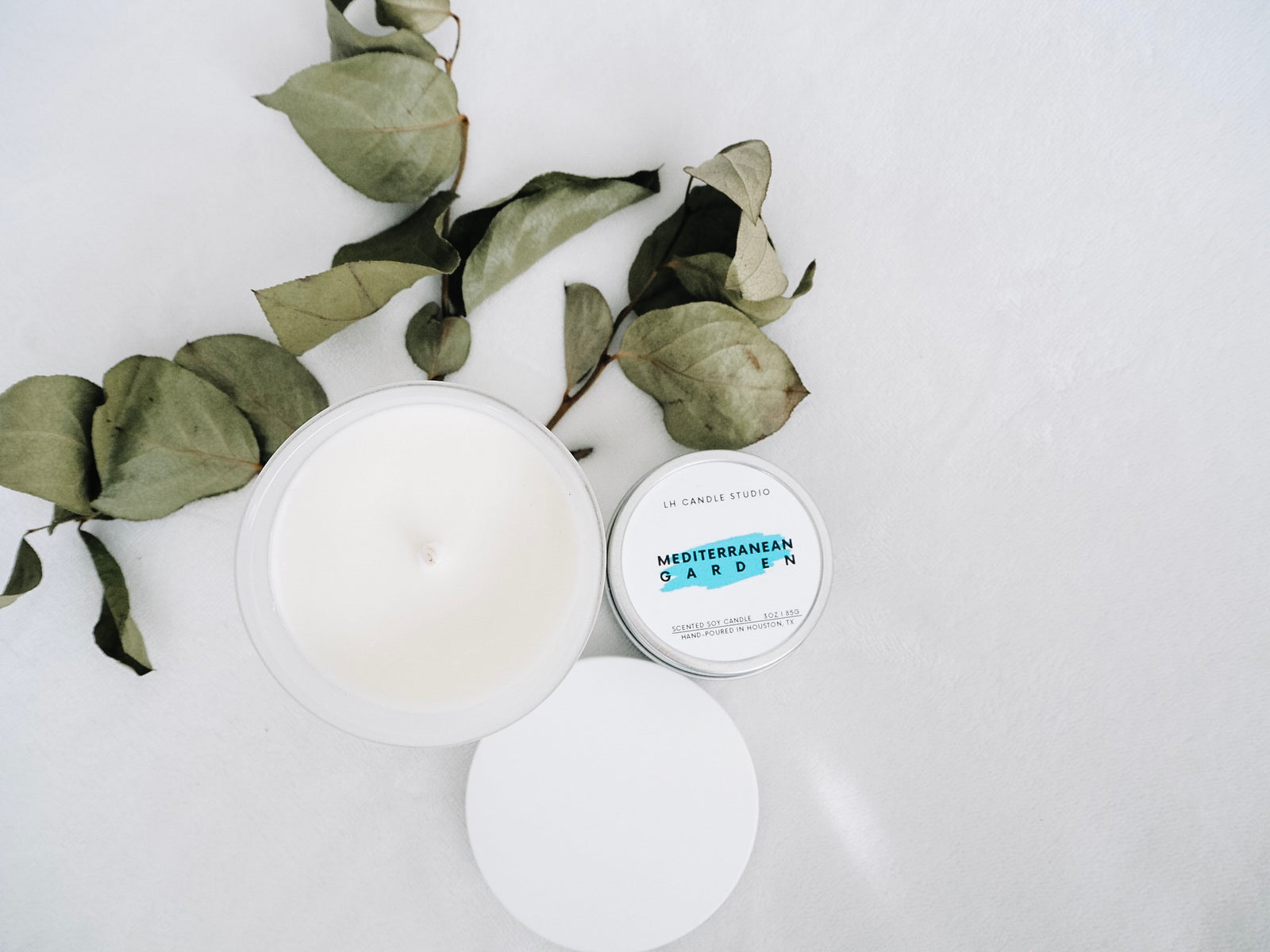 Mediterranean Garden Travel Tin Candle - LH CANDLE STUDIO