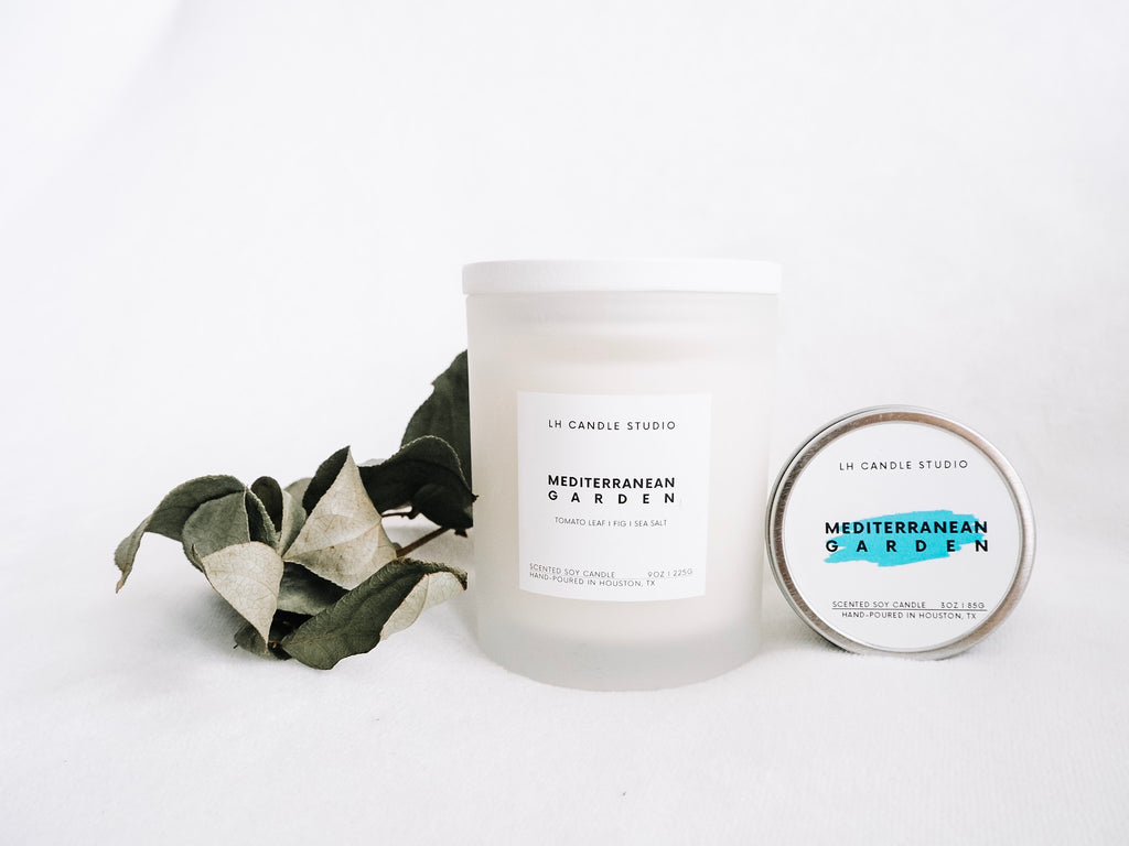 Mediterranean Garden Travel Tin Candle - LH CANDLE STUDIO