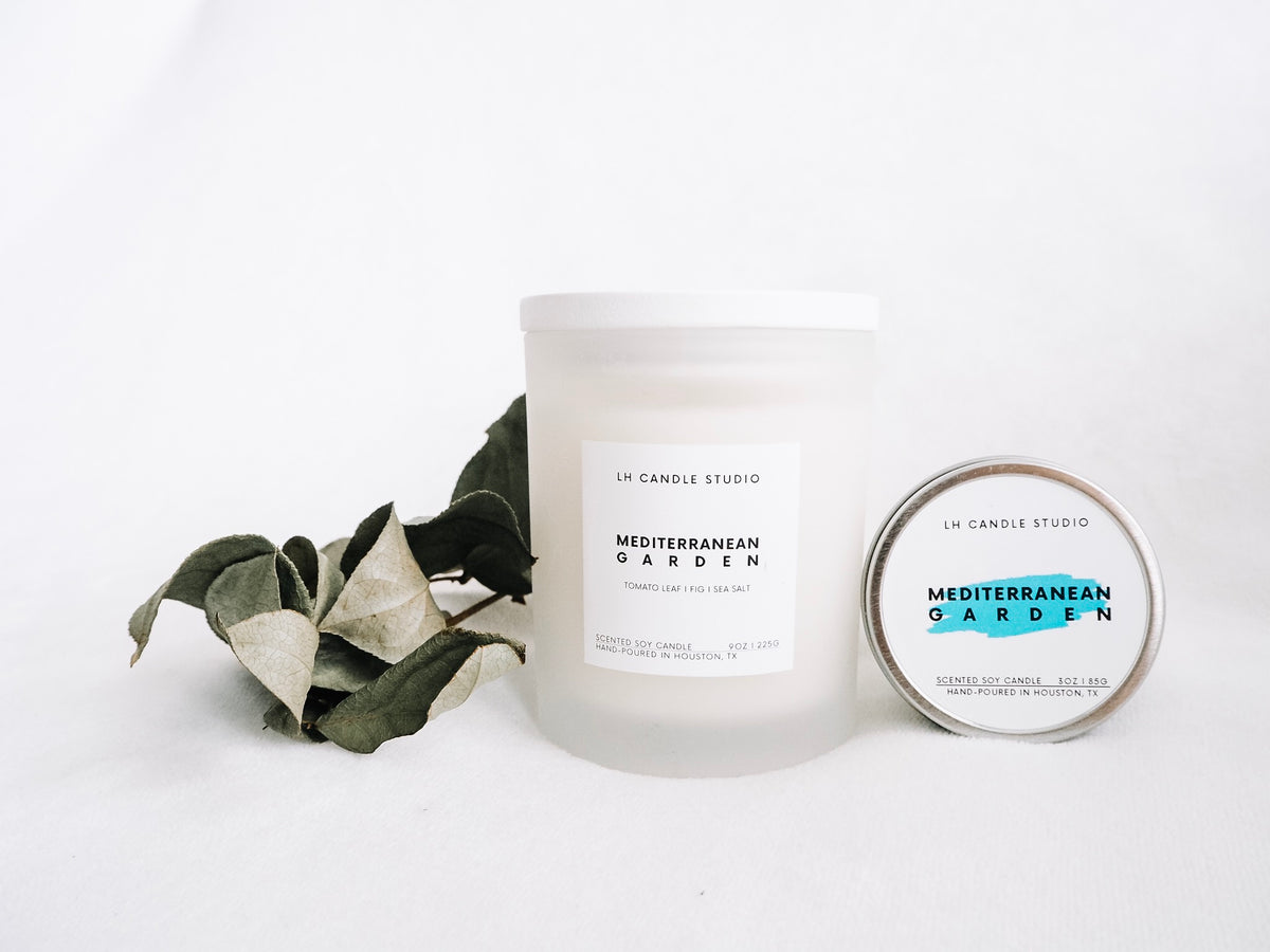 Mediterranean Garden Travel Tin Candle - LH CANDLE STUDIO
