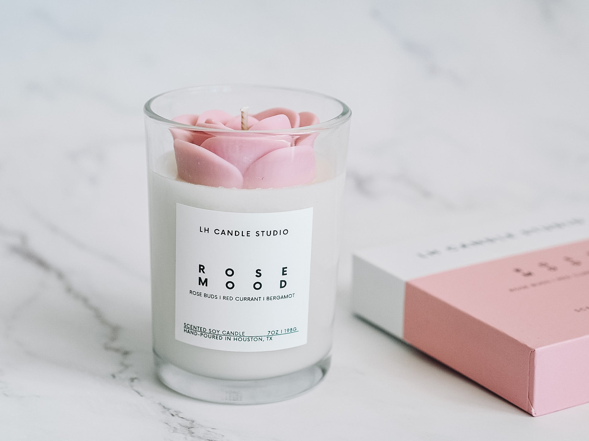 Rose Mood Candle - LH CANDLE STUDIO